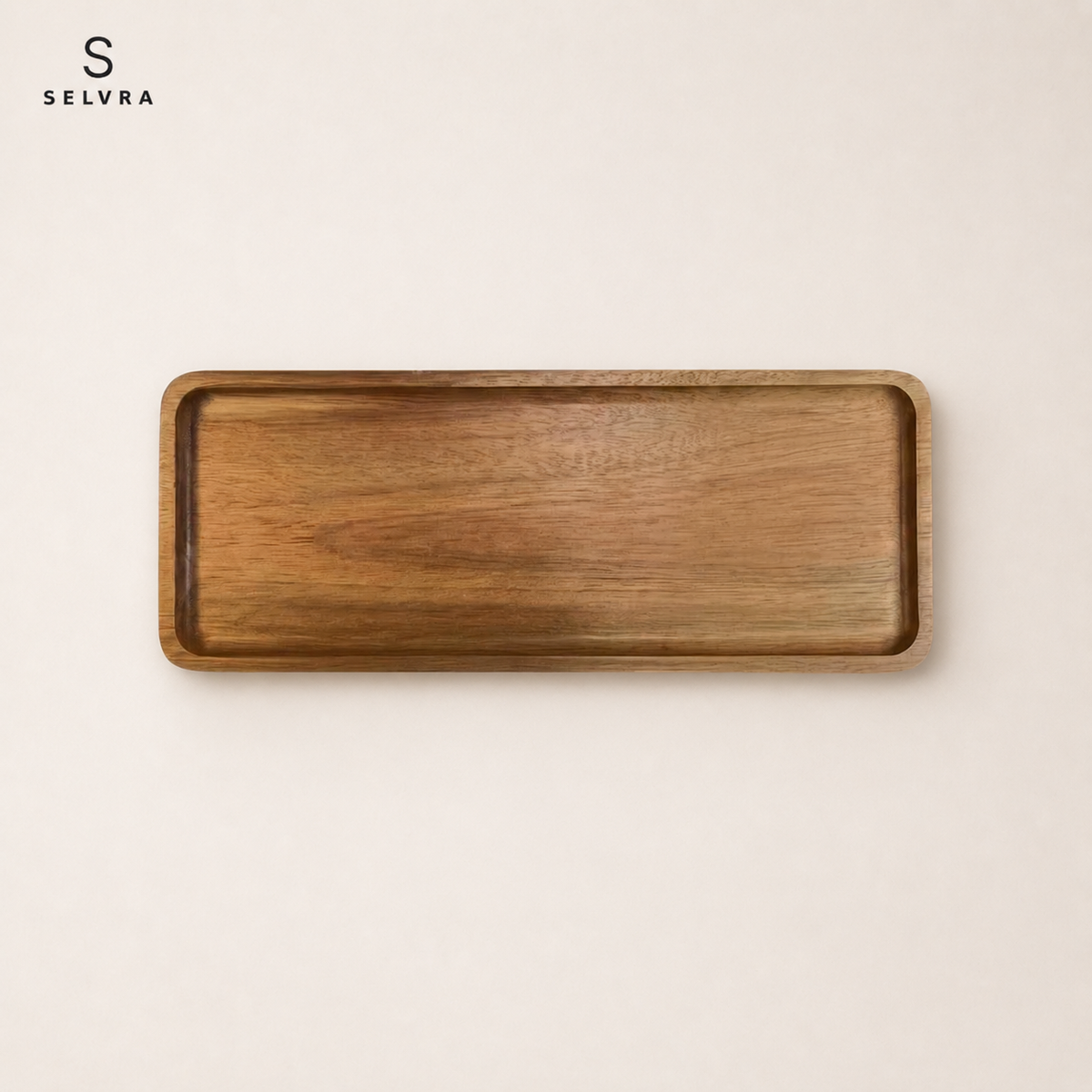 Holz-Ablage minimalistisch von Selvra, Ansicht 2