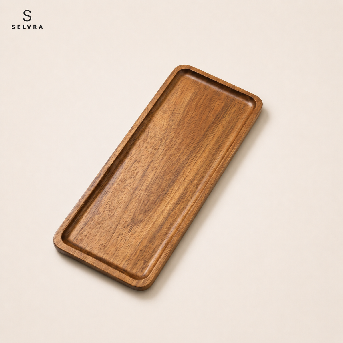 Holz-Ablage minimalistisch von Selvra, Ansicht 5